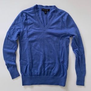 Banana Republic Merino V-neck Sweater (Periwinkle)